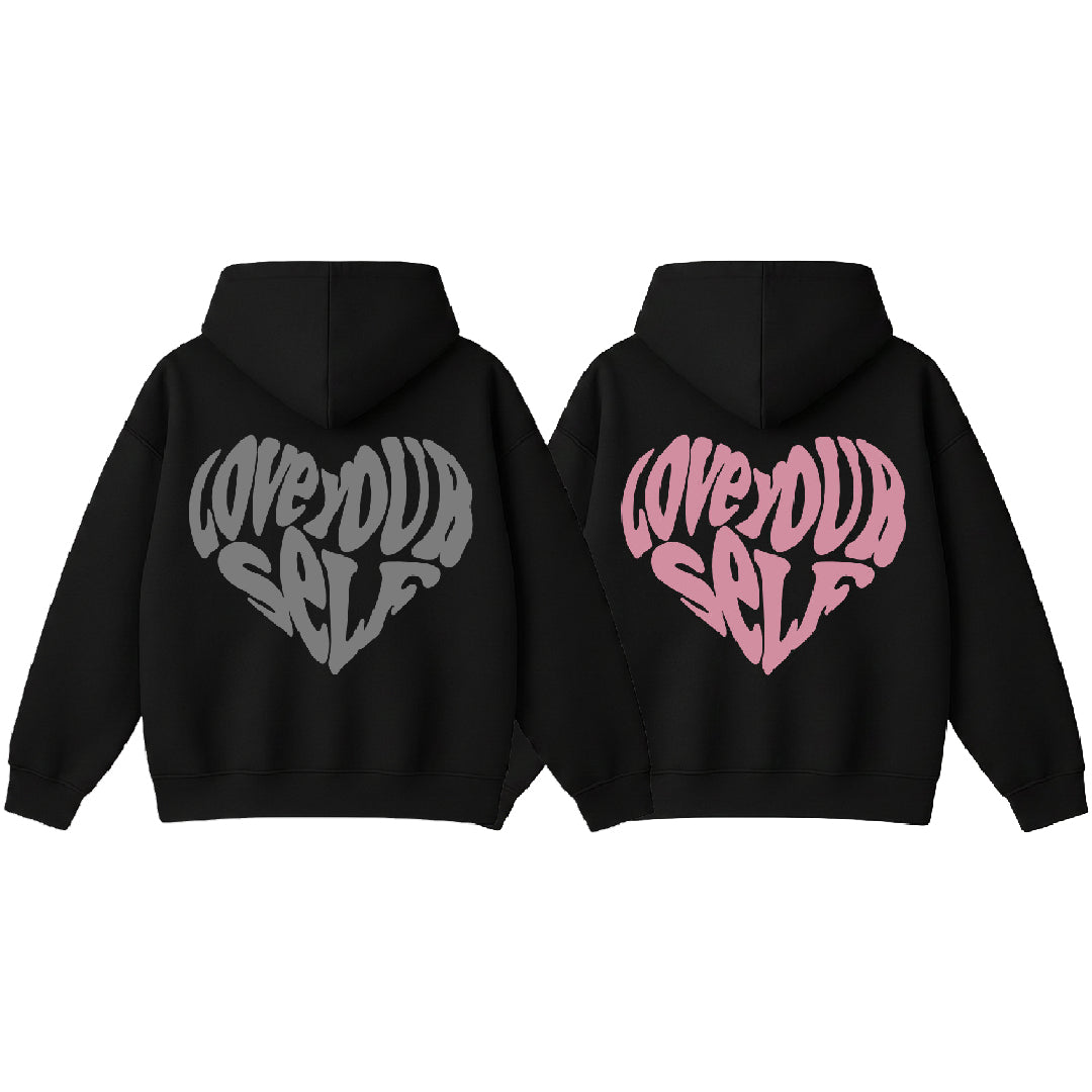 LOVE YOUR SELF COUPLE HOODIES (PINK|WHITE)
