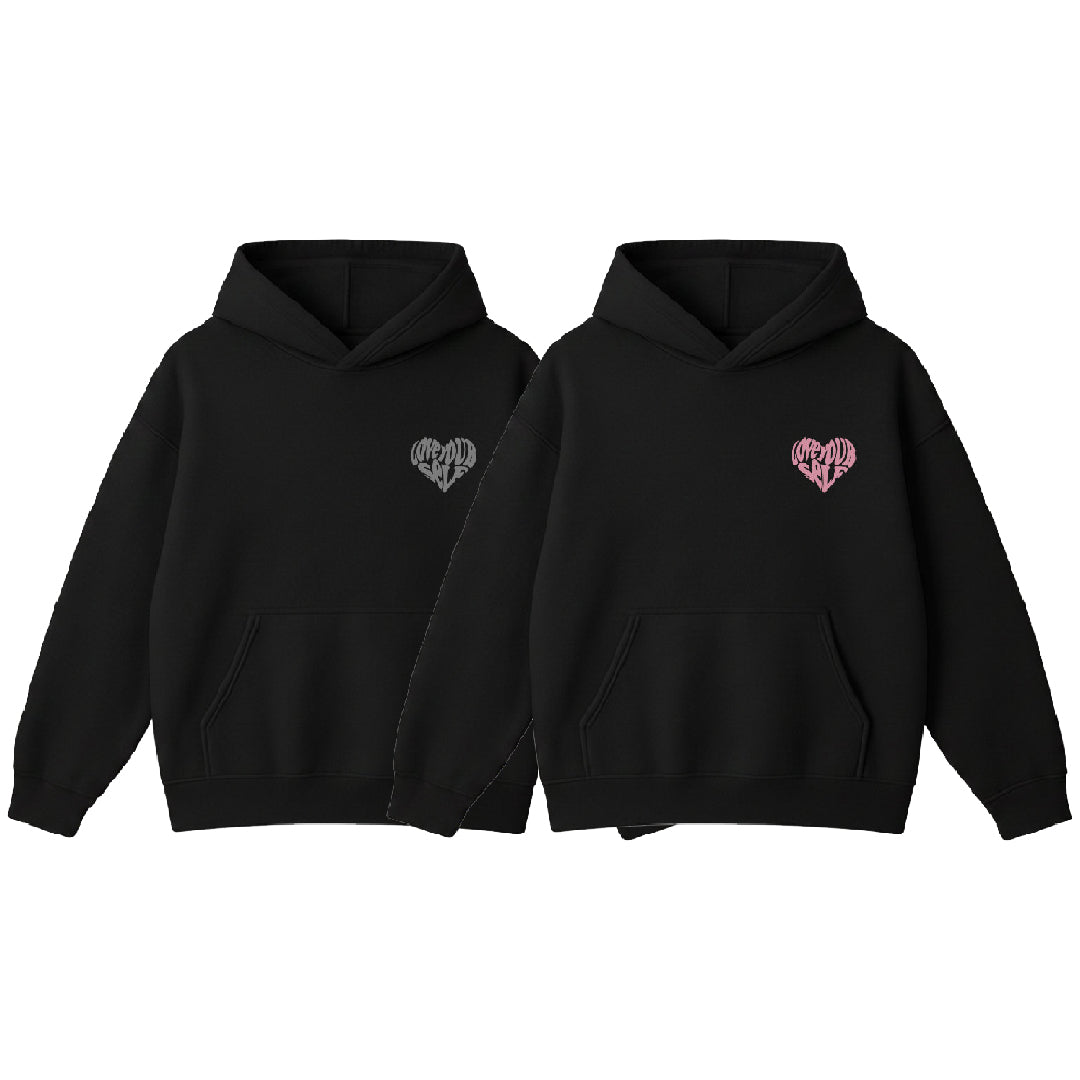 LOVE YOUR SELF COUPLE HOODIES (PINK|WHITE)